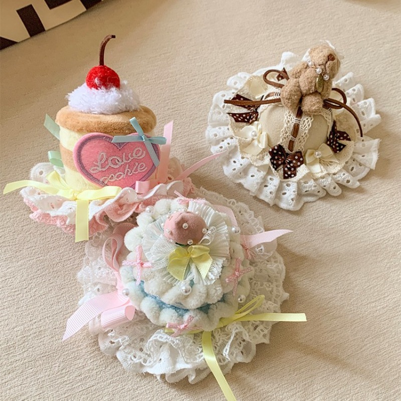 Women'S Accessories Gift Ideas - Pince à cheveux chapeau gâteau cerise