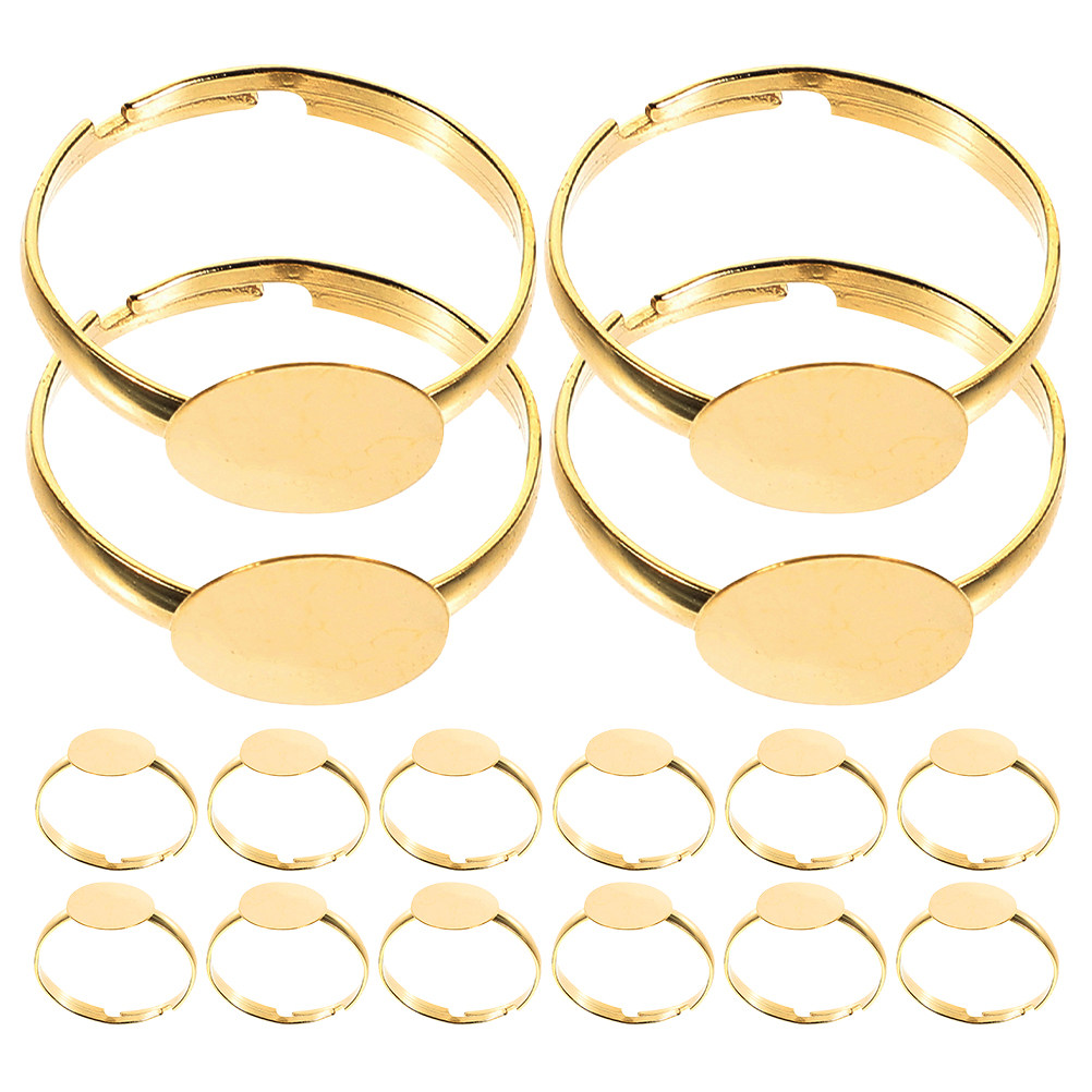Ring Set Adjustable - 50 pièces de bases de bagues