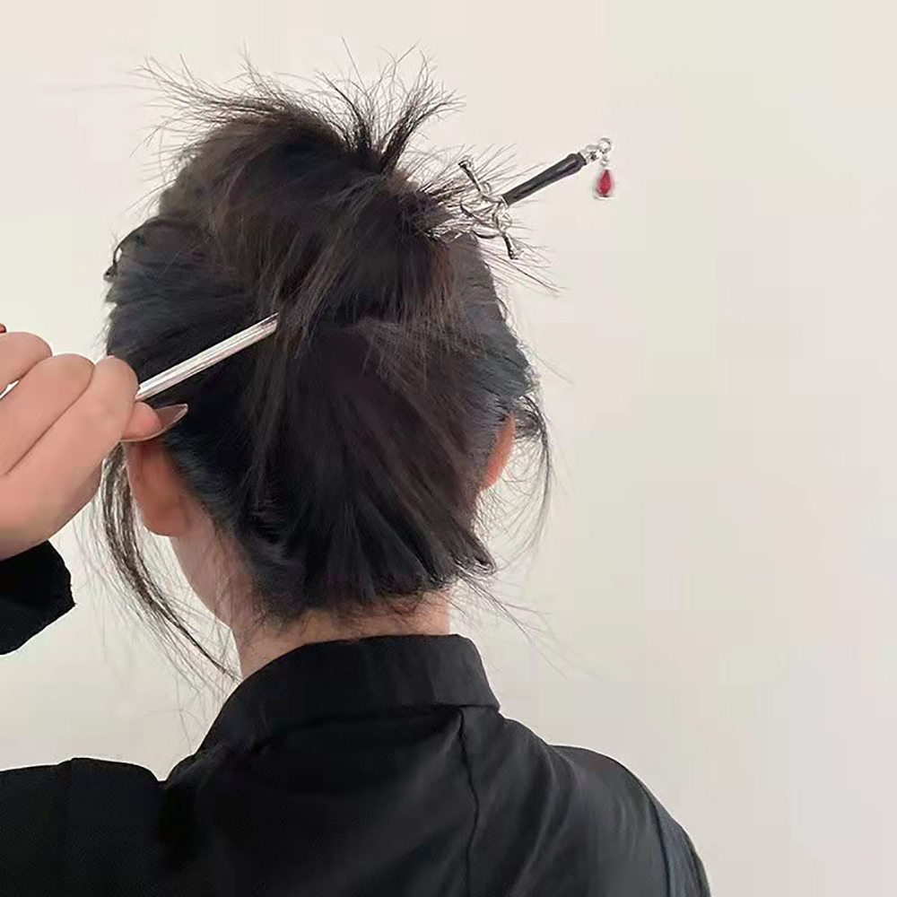 Hair Fork Stick - Épingles à cheveux style épée punk,