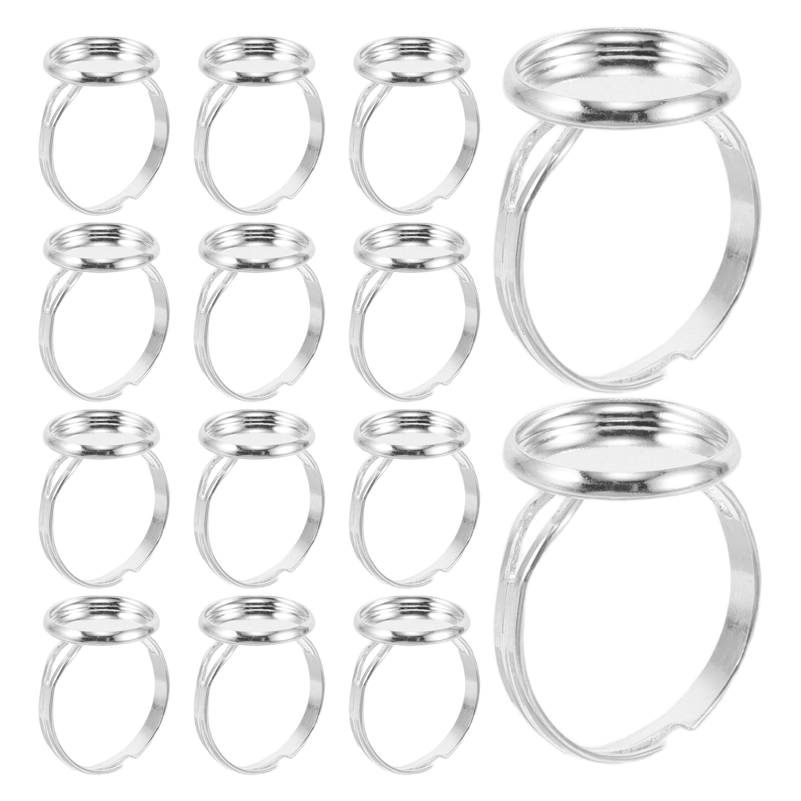 Ring Set Adjustable - 60 pièces de bases de bagues