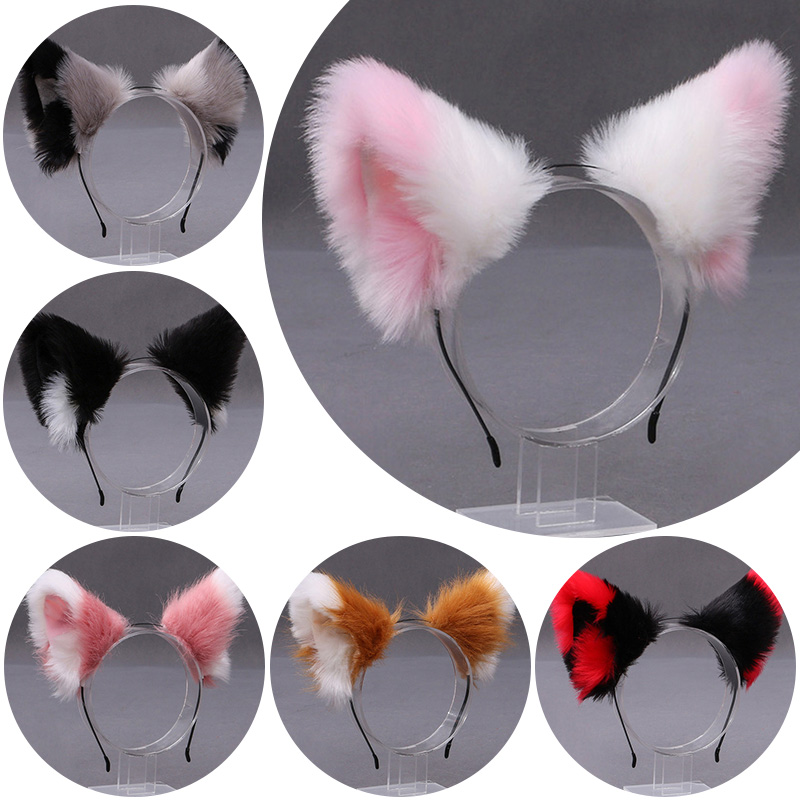 Women'S Formal Accessories - Serre-tête en peluche oreilles de chat