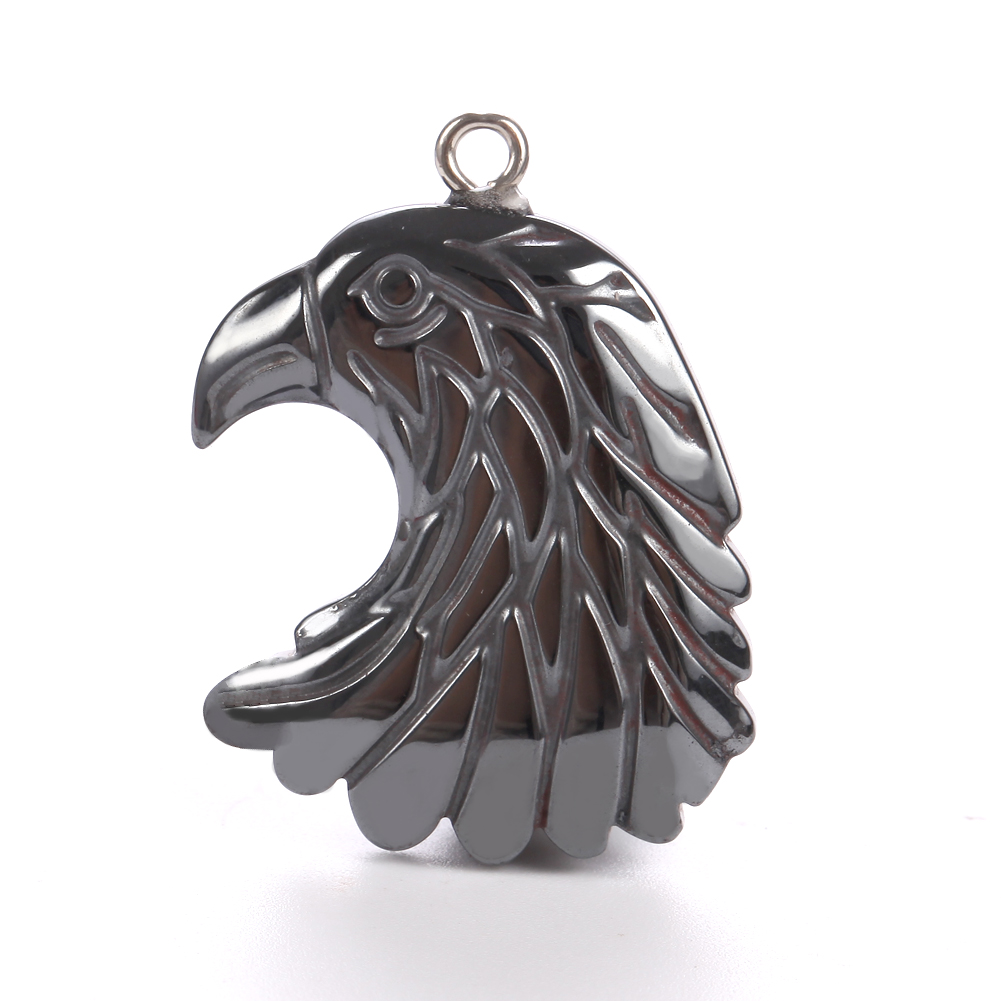 Women'S Eagles Accessories - Pendentif en pierre d'hématite d'aigle naturel,
