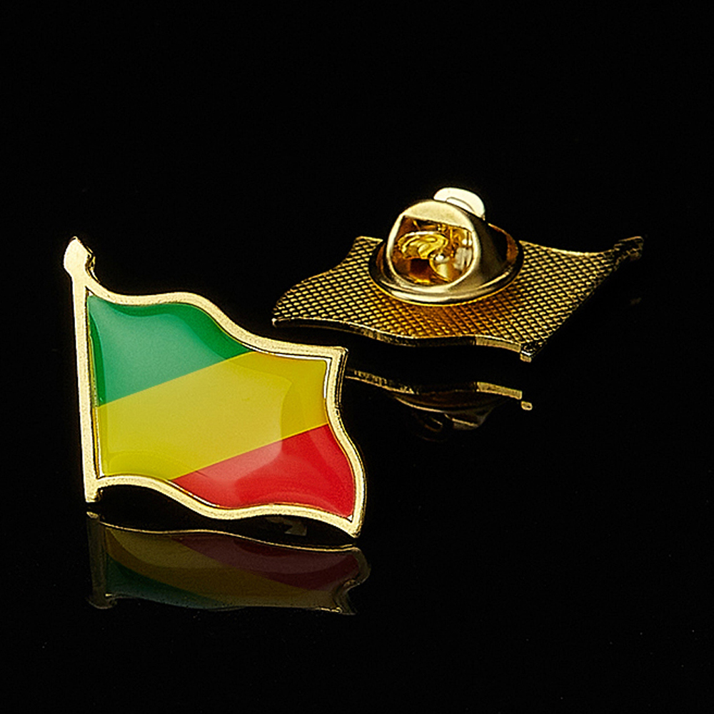 Brooch Pin Gold - Broche en plaqué or République du