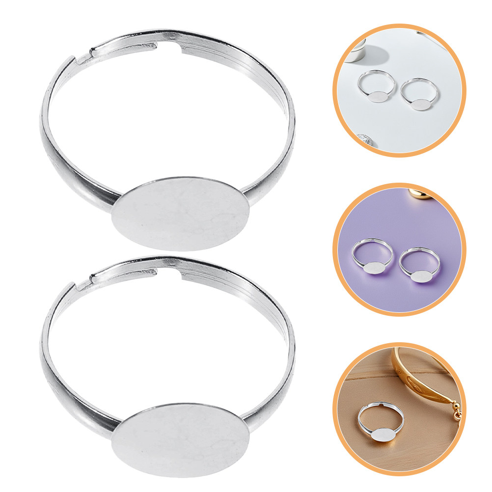 Ring Set Adjustable - 50 pièces de bases de bagues
