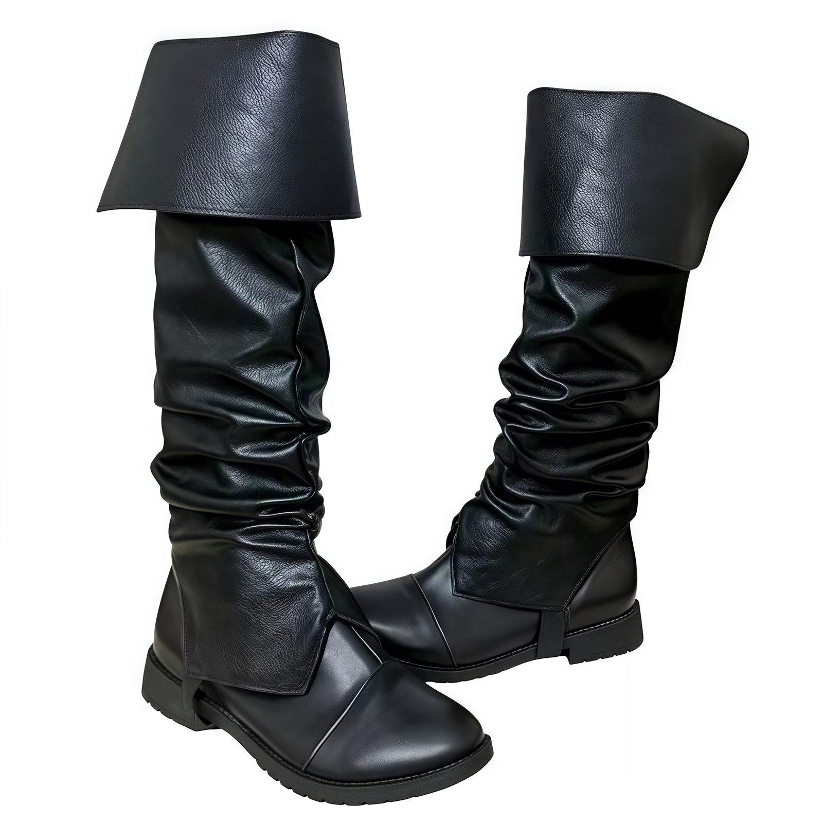 Women'S Viking Accessories - Couvre-bottes de pirate médiéval pour adultes,