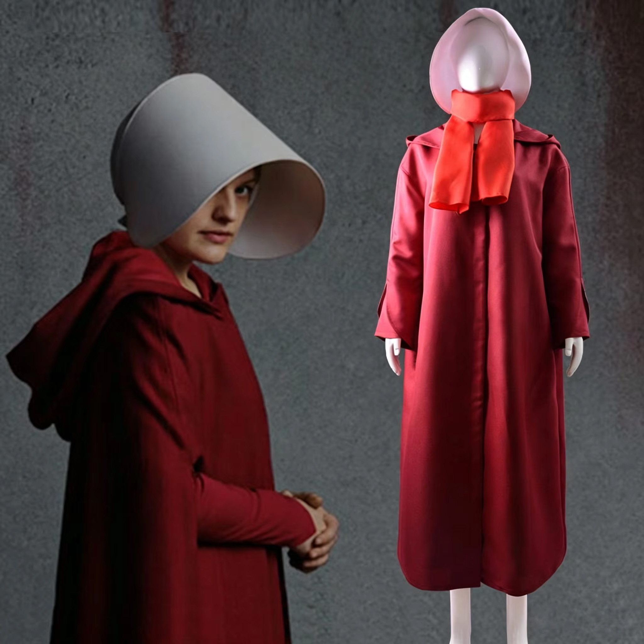 Women'S Red Accessories - Costume de cosplay He Handmaid's Tale,