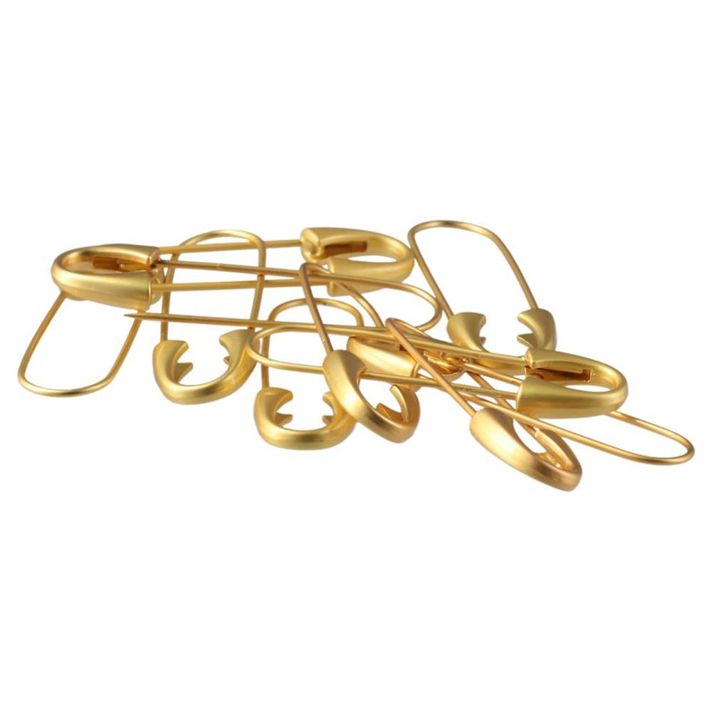 Brooch Pin Gold - 10 pièces bricolage métal or broches