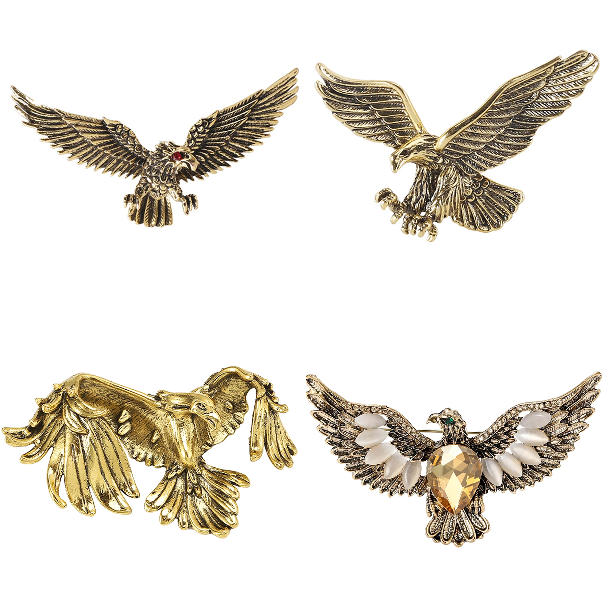 Broches d'aigle en émail pour  - Women'S Accessories Categories avis et prix