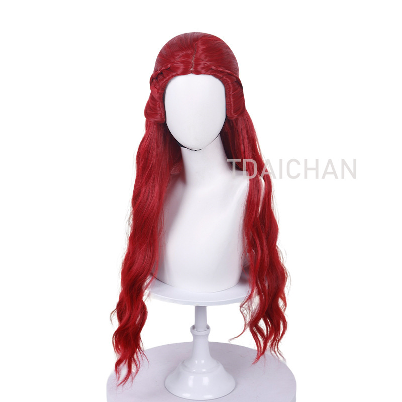 Perruque bouclée rouge pour co - Women'S Red Accessories avis et prix