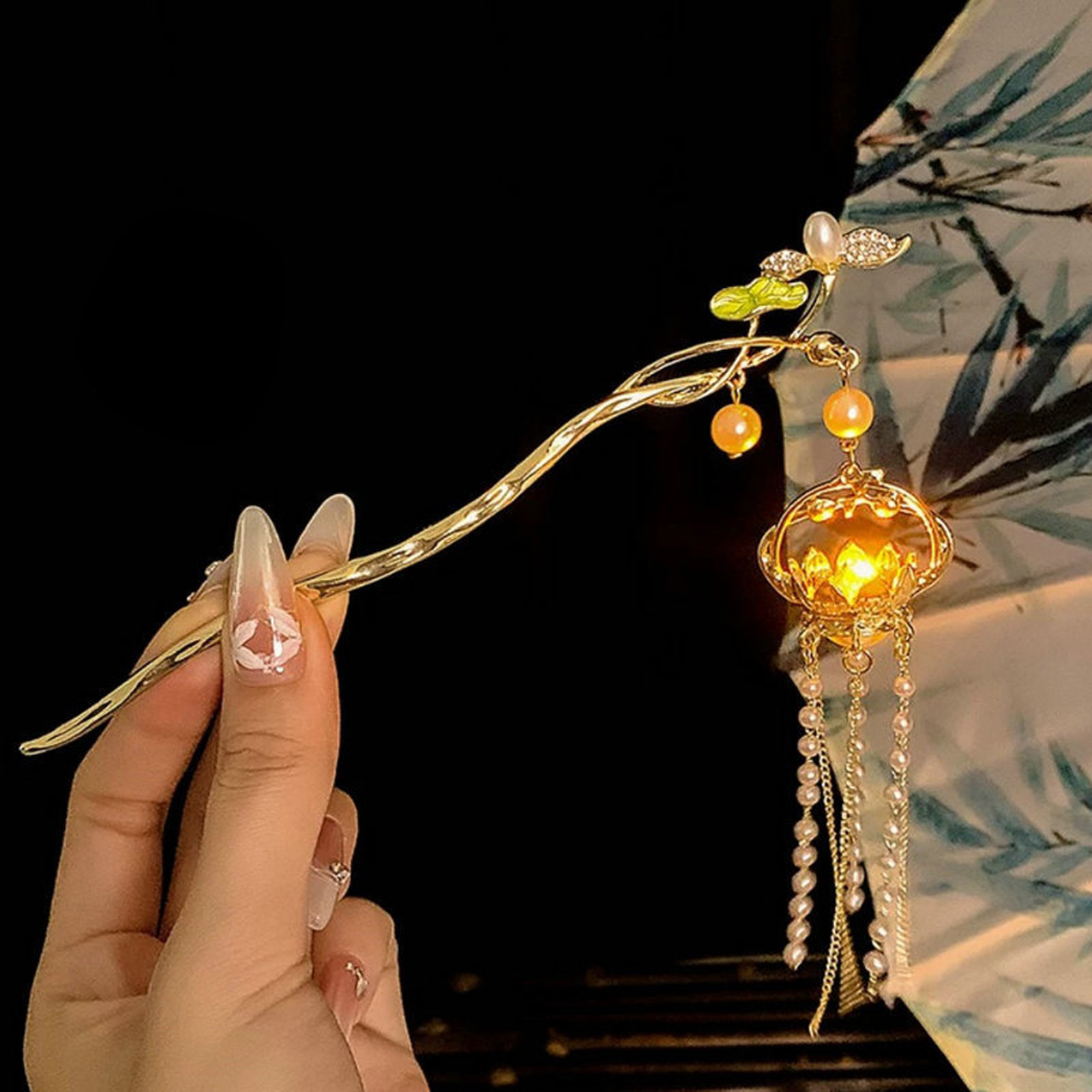 Épingle à cheveux lumineuse en - Hair Fork Stick avis et prix
