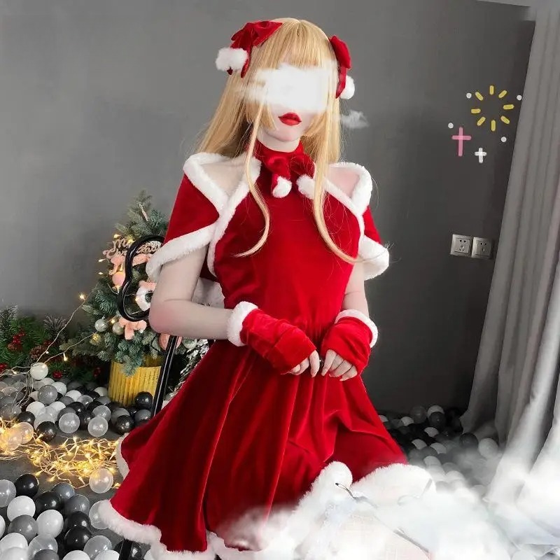 Costume de cosplay de Noël, ro - Women'S Red Accessories avis et prix