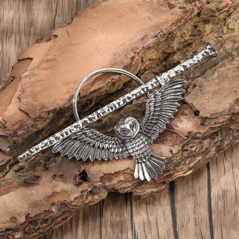 Pince à cheveux hibou gothique - Women'S Viking Accessories avis et prix
