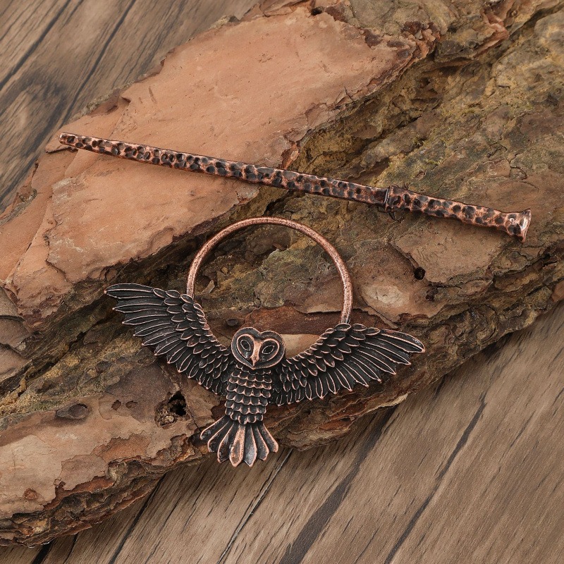 Pince à cheveux hibou gothique - Women'S Viking Accessories avis et prix