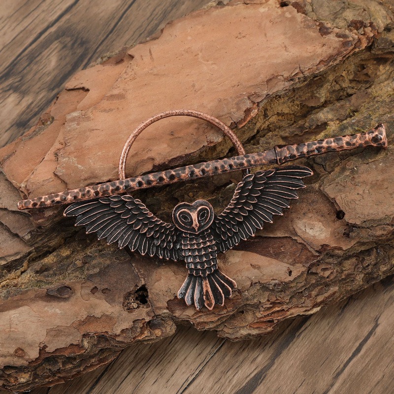 Pince à cheveux hibou gothique - Women'S Viking Accessories avis et prix