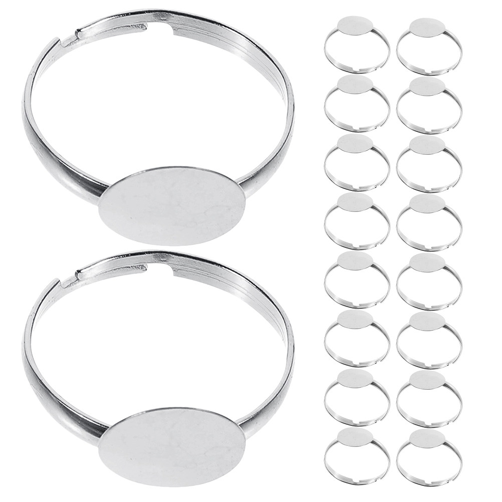 50 pièces de bases de bagues p - Ring Set Adjustable avis et prix