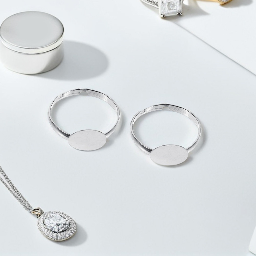 50 pièces de bases de bagues p - Ring Set Adjustable avis et prix
