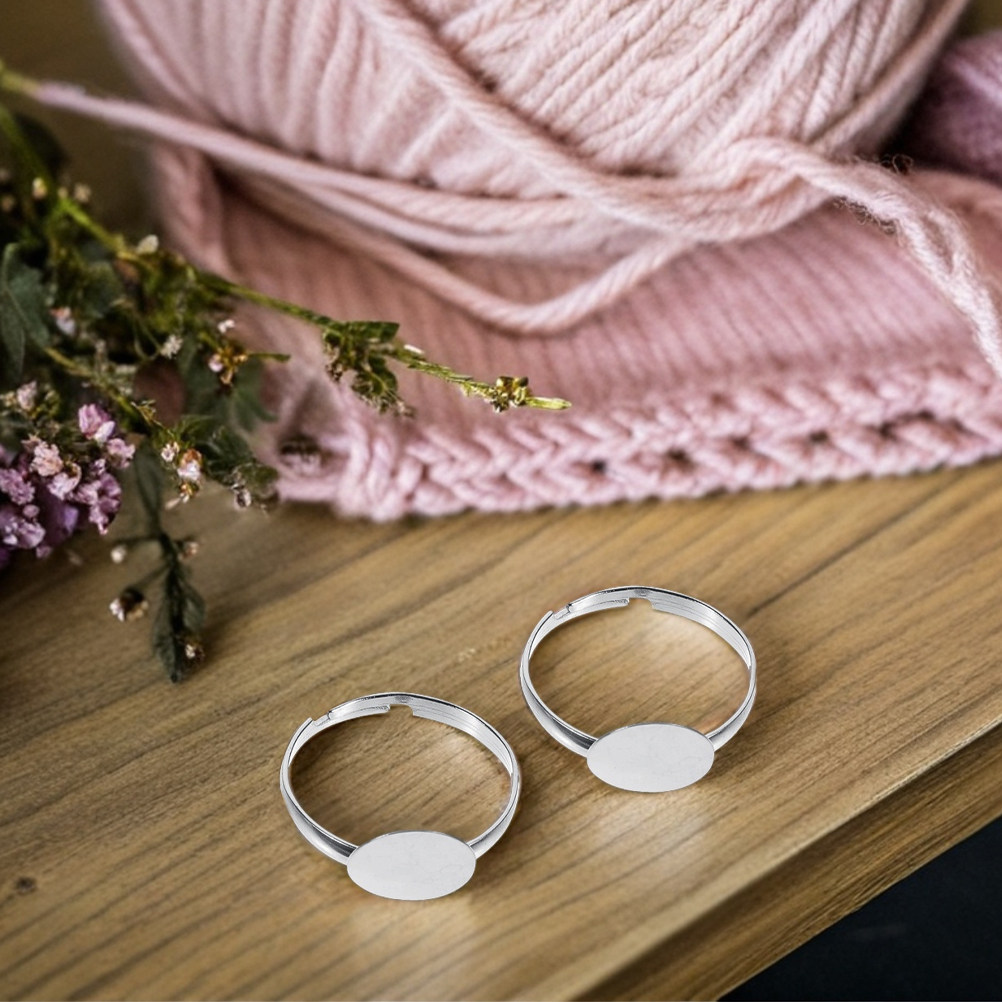 50 pièces de bases de bagues p - Ring Set Adjustable avis et prix