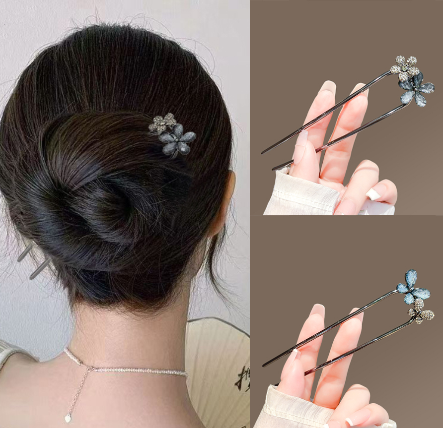 Pique à cheveux vintage en mét - Hair Fork Stick avis et prix