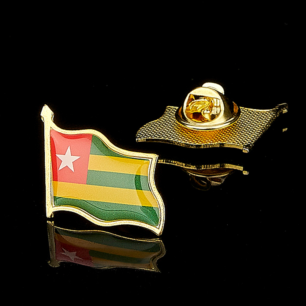La République du Togo Afrique  - Brooch Pin Gold avis et prix
