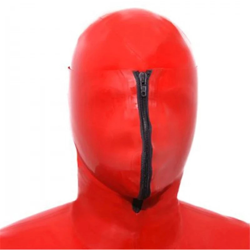 Masque sexy en latex rouge, ca - Women'S Red Accessories avis et prix
